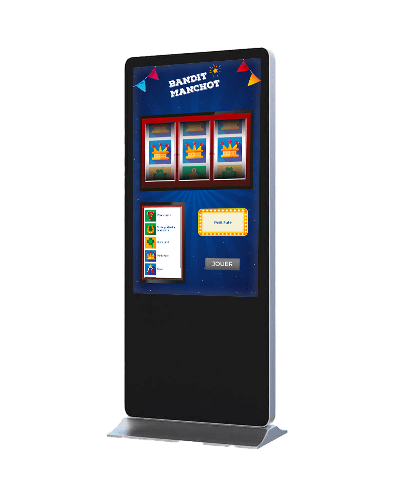 totem numérique 46 pouces vertical