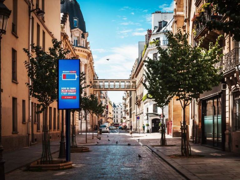 écran geant led d'affichage dynamique pour les mairies