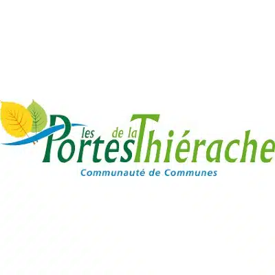 logo communauté de communes Les Portes de la Thiérarche - écran numérique interactif