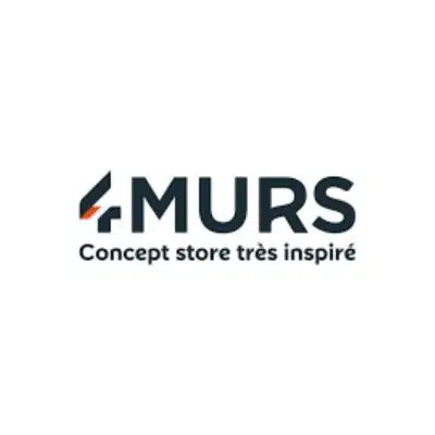 logo 4 murs, magasin d'ameublement et décoration