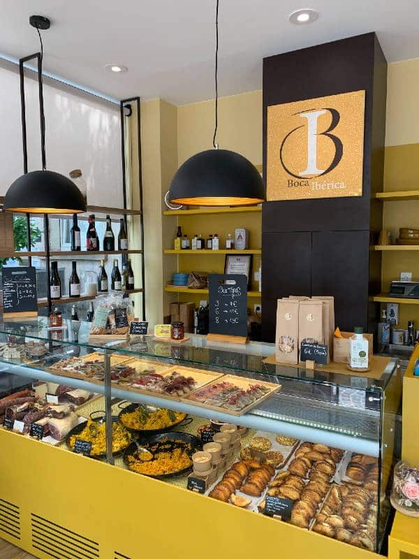 Épicerie Boca Iberica chevalet numérique