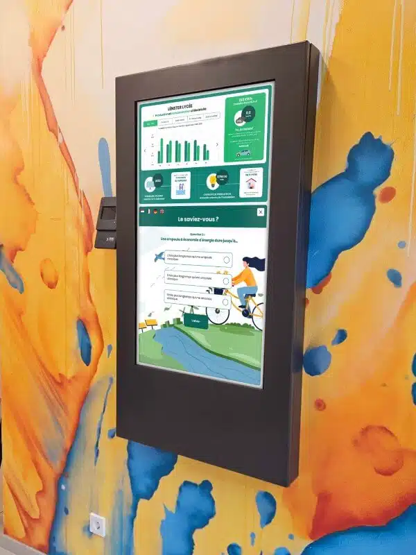 Écran tactile Capacitif 43 pouces pour Fondation Pro Familia