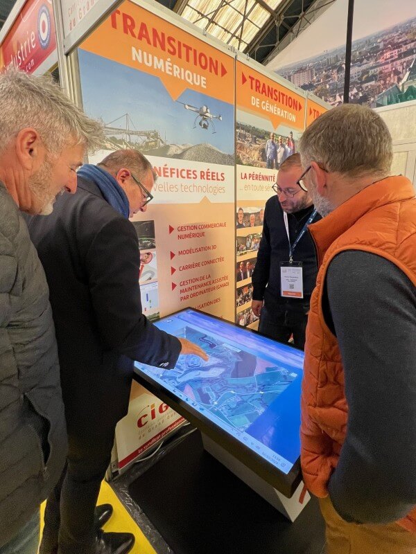 Table digitale pour location événementielle
