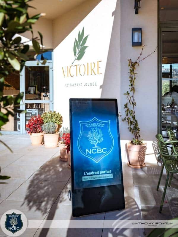 Chevalet pour Nice Business Club