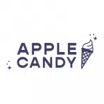 Logo Apple candy borne de commande