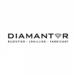 Logo bijouterie Diamantor - affichage digital et écran LED Digilor.