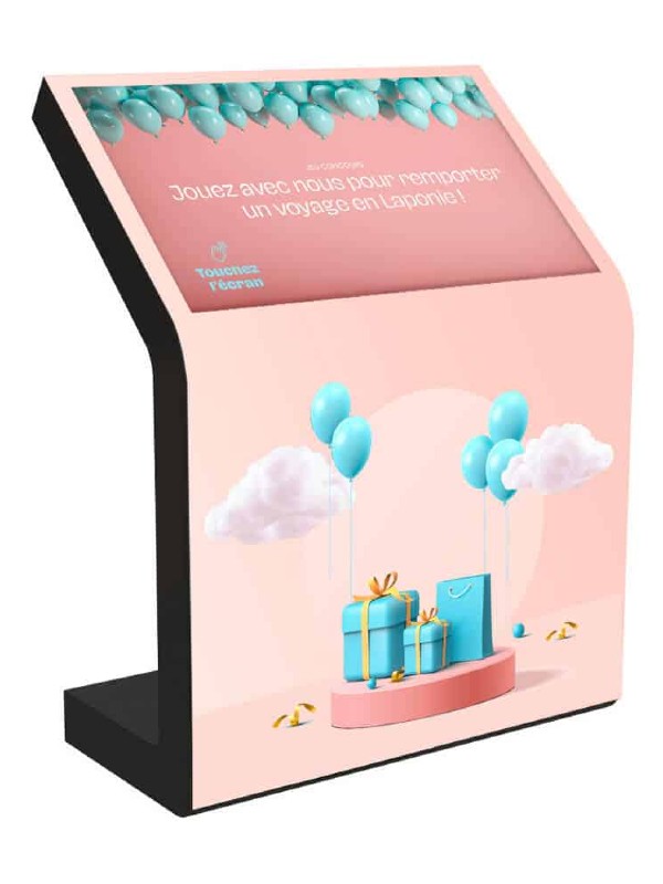 Borne interactive KIOSK 43 pouces - Grande borne tactile Digilor