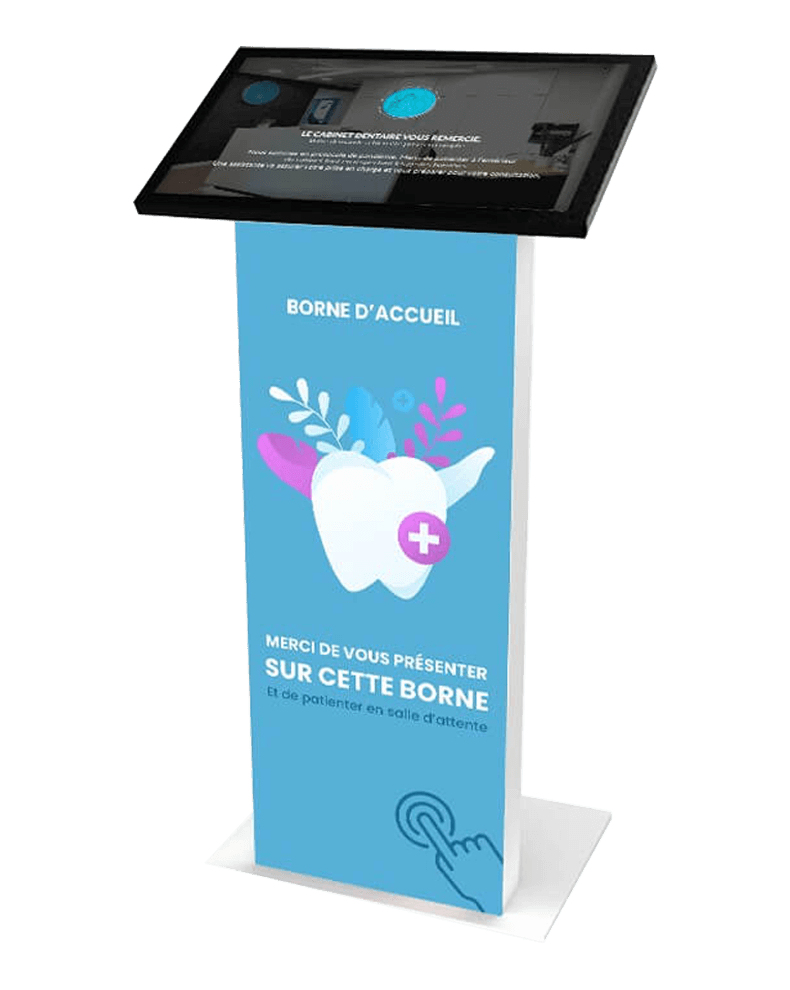 Borne interactive SOFT PLUS 27 pouces - Borne tactile accueil Digilor