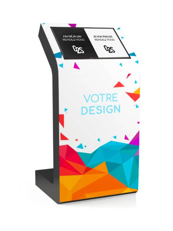 Borne tactile KIOSK 22 pouces - Modèle de borne interactive compacte Digilor