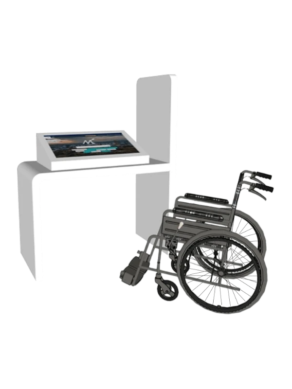 Borne tactile PMR MODULO - Borne interactive pour autonomie Digilor