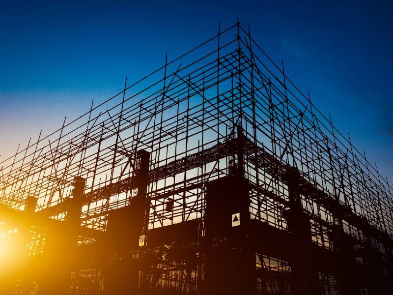 Chantier en construction