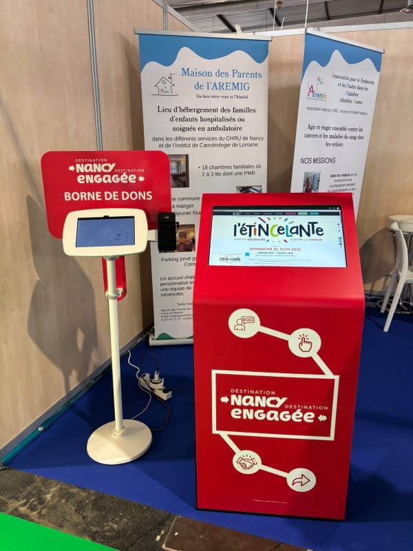 Bornes et tablettes tactiles pour la Foire Expo 2025