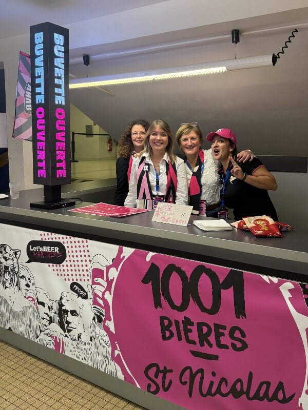 Colonne LED buvette VNVB événement