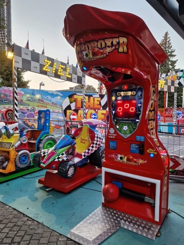 Machine coup de poing boxing arcade animation