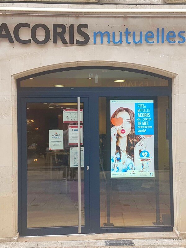 Ecran haute luminosité Acoris Mutuelles Verdun