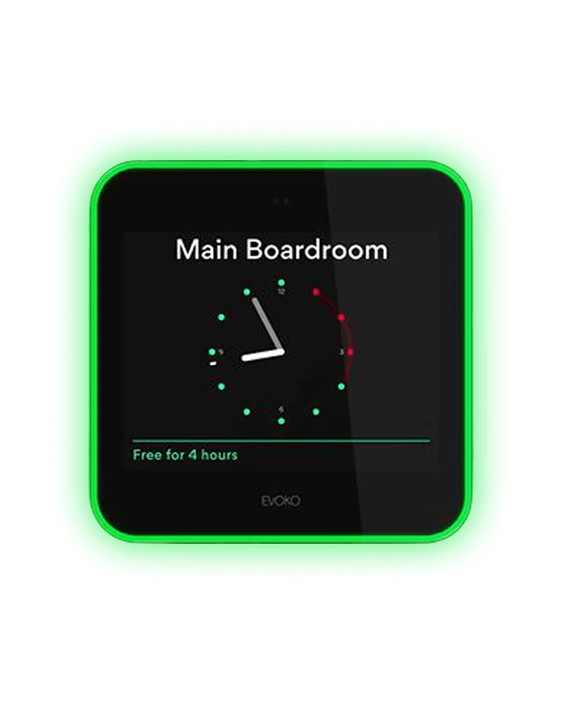 Réservation salle de réunion room booking écran