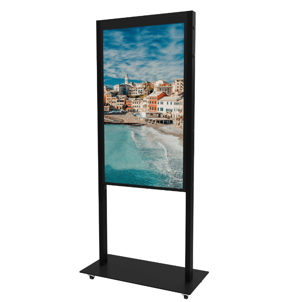 totem vitrine Poster double face écran affichage