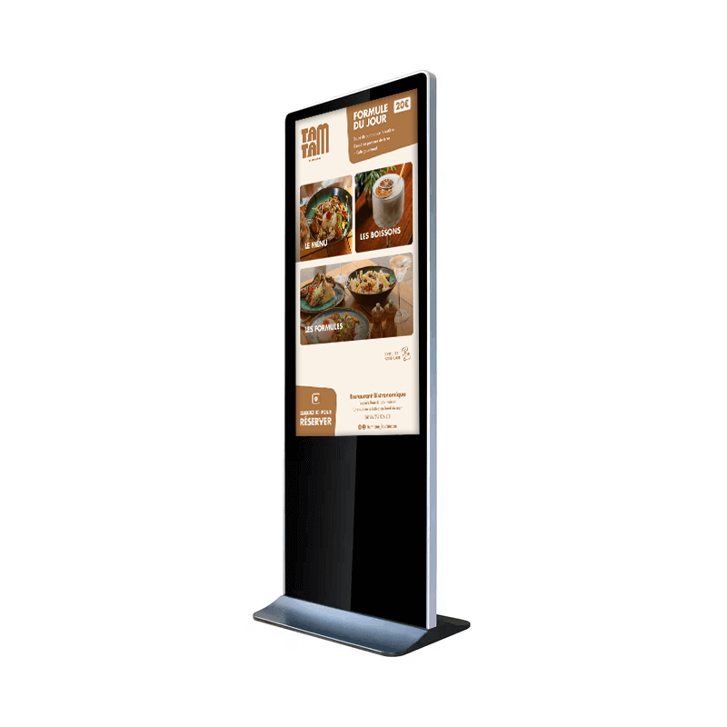 totem tactile VERTICAL 55 pouces pour borne de commande
