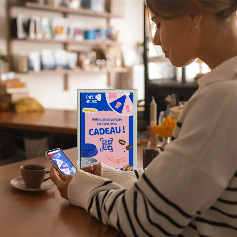 Application de jeu concours sur mobile