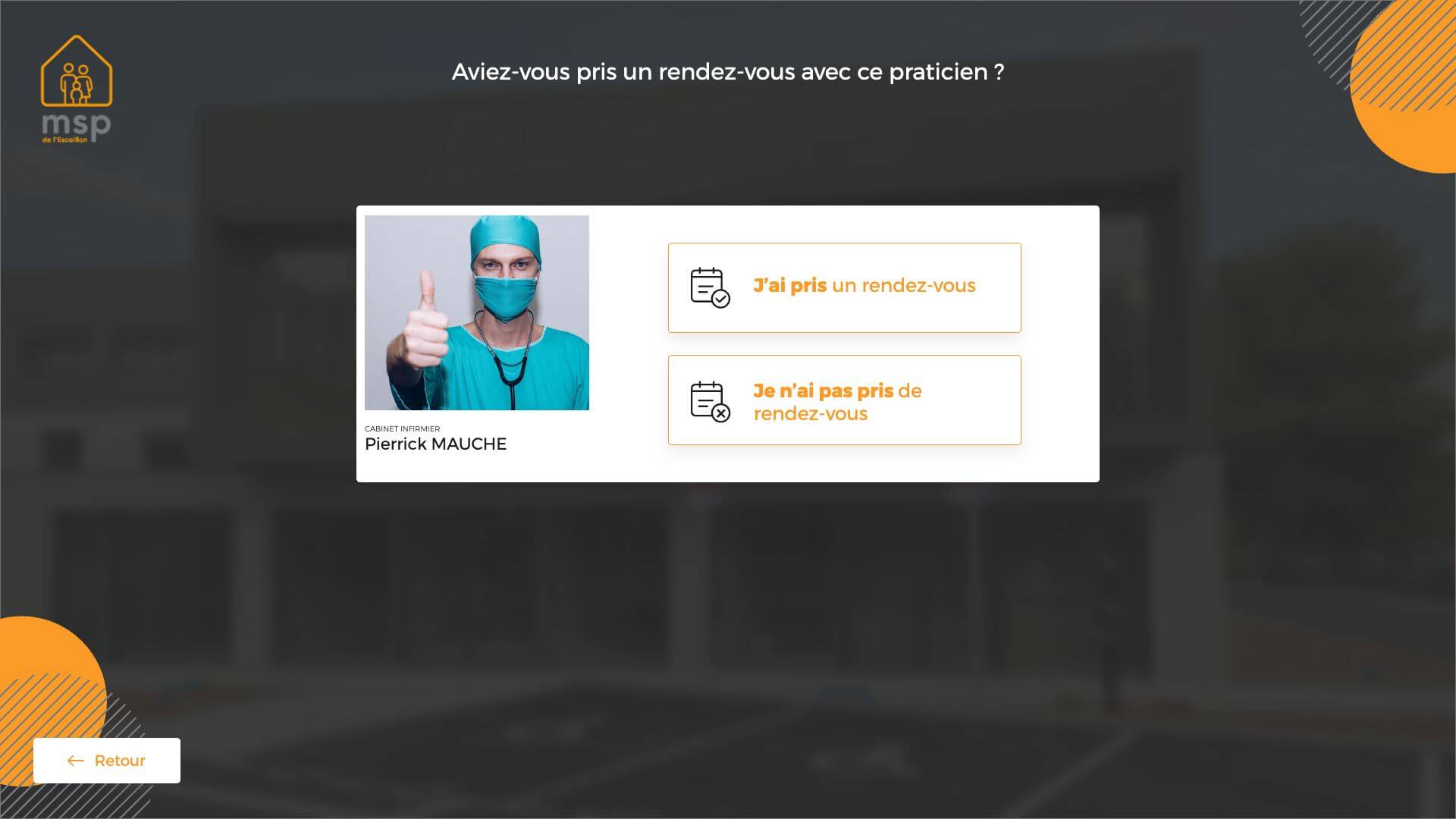 Gestion de l’accueil des cabinets médicaux - Filtre par rendez-vous