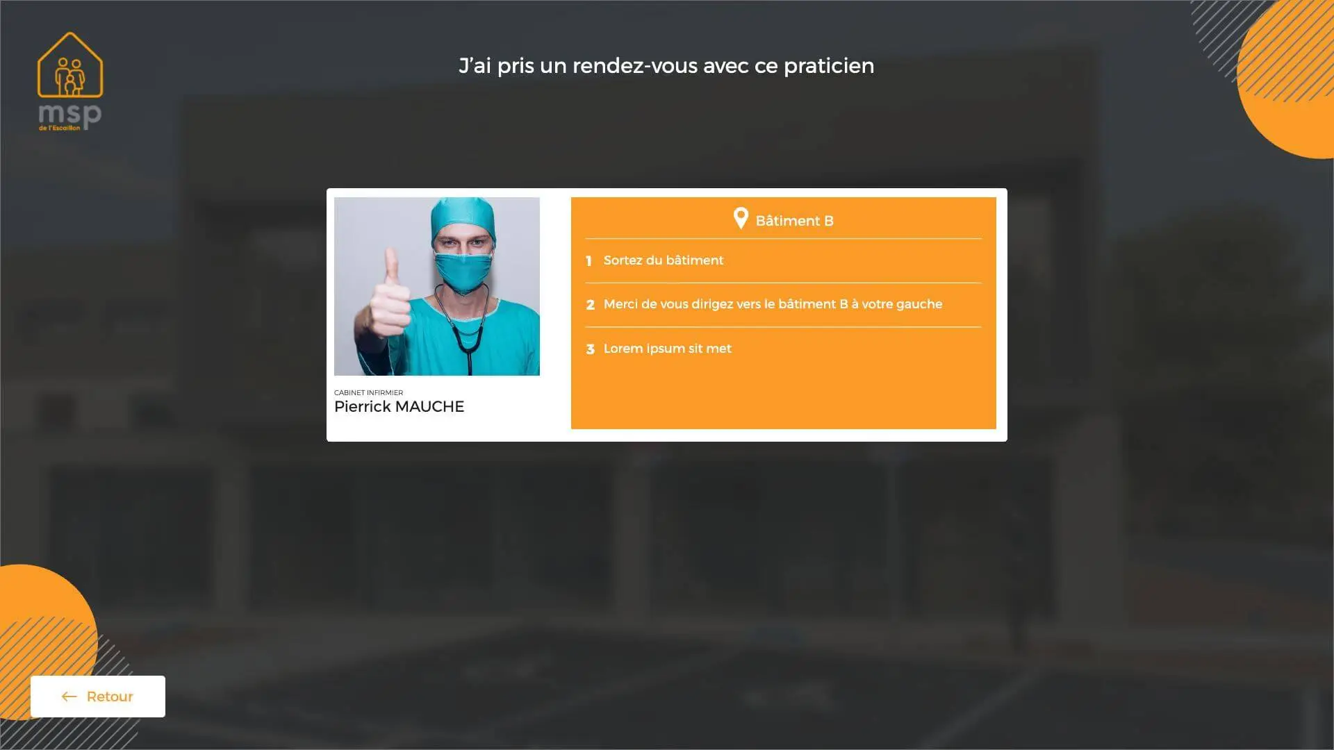 Gestion de l’accueil des cabinets médicaux - Filtre par rendez-vous