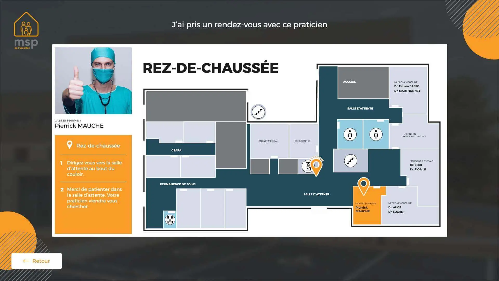 Gestion de l’accueil des cabinets médicaux - Filtre par rendez-vous