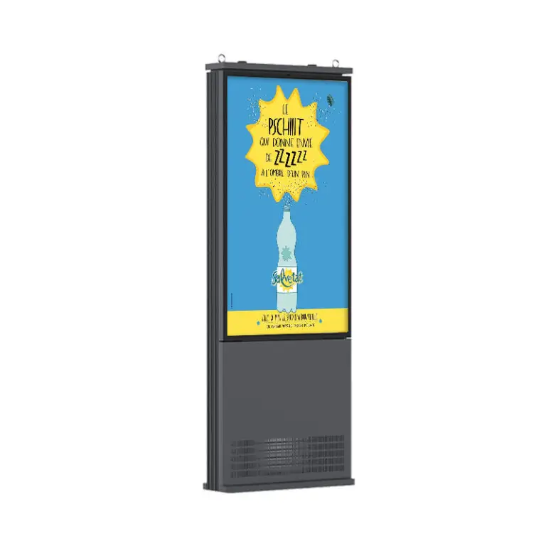 Totem affichage dynamique extérieur + 49 pouces