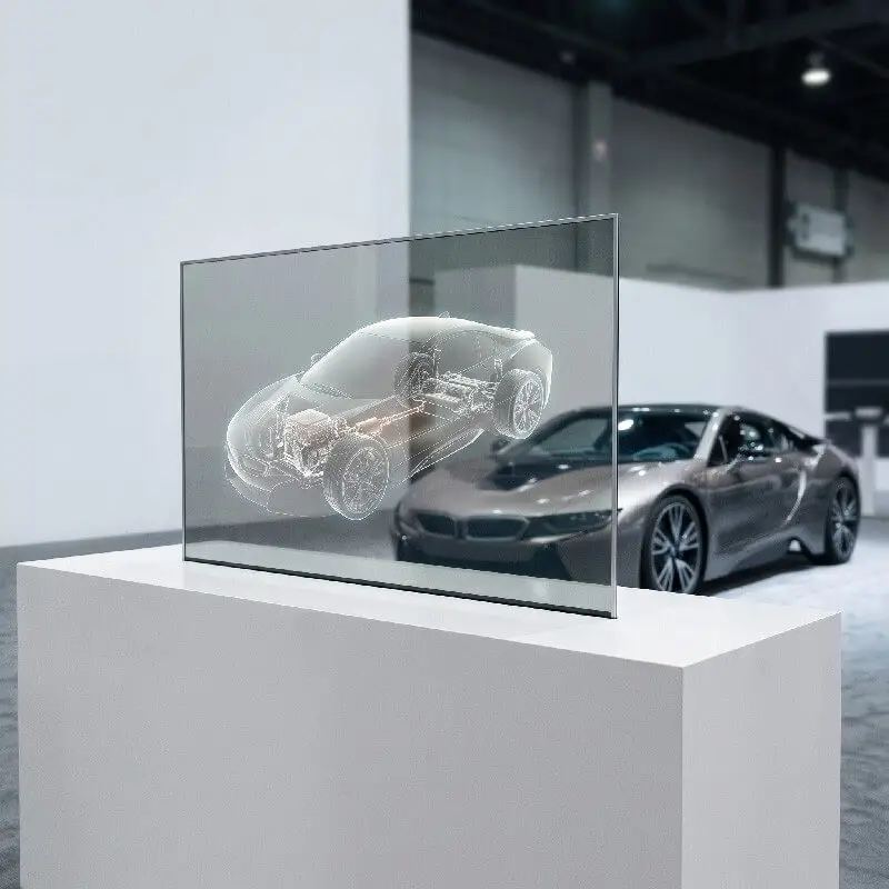 écran oled transparent affichage dynamique