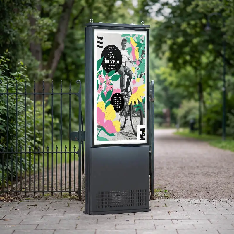 Totem extérieur plus affichage dynamique