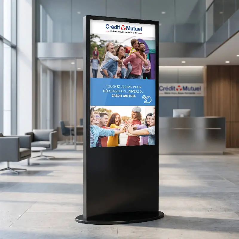Totem iSLIM écran tactile interactif